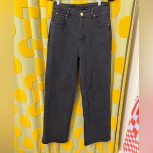 Fashion Brand Company Black High-Waisted Jeans